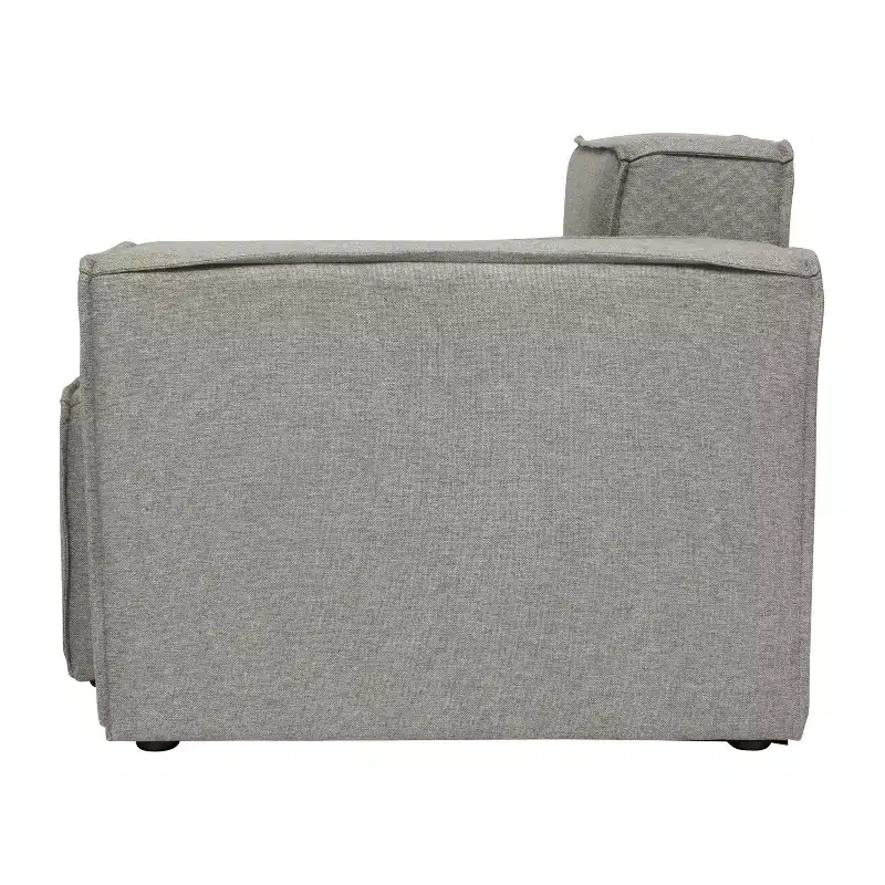 Emma and Oliver Modular Right Side Armchair with Arm Rest