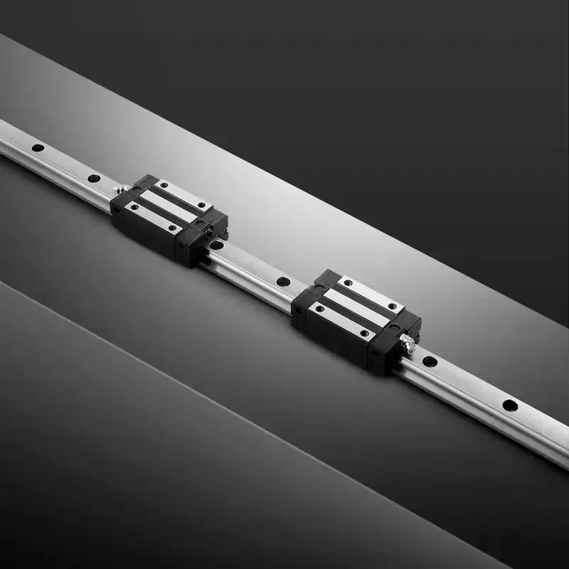 VEVOR Linear Rail Guide Kit, HGR20, 2Pcs 2000 mm (78.74 inch) Linear Motion Rails and 4Pcs Bearing Slide Blocks, Anti Rust,Silver