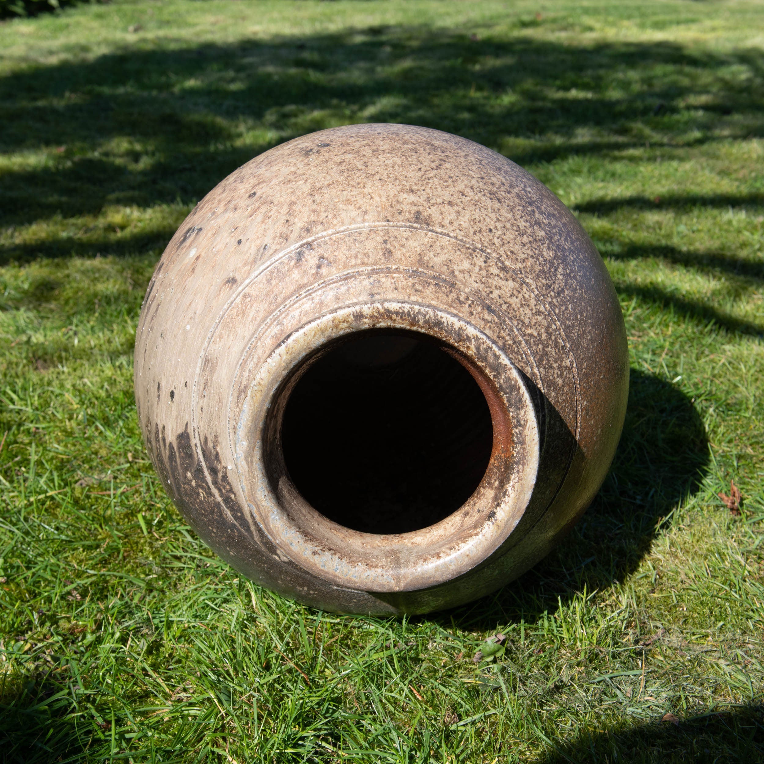 Unglazed Ash Large Jar