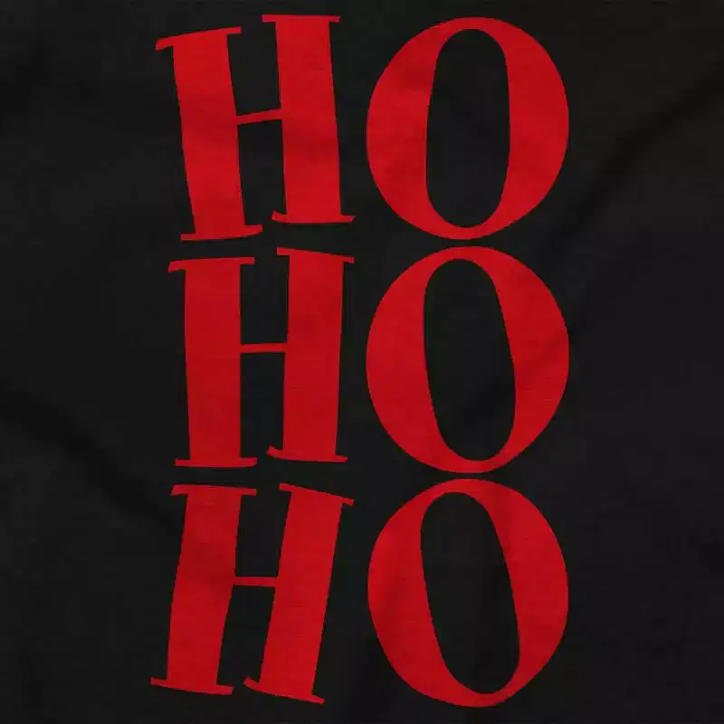 Christmas Santa Saying Ho Ho Ho Sweatshirt for Men or Women Brisco Brands