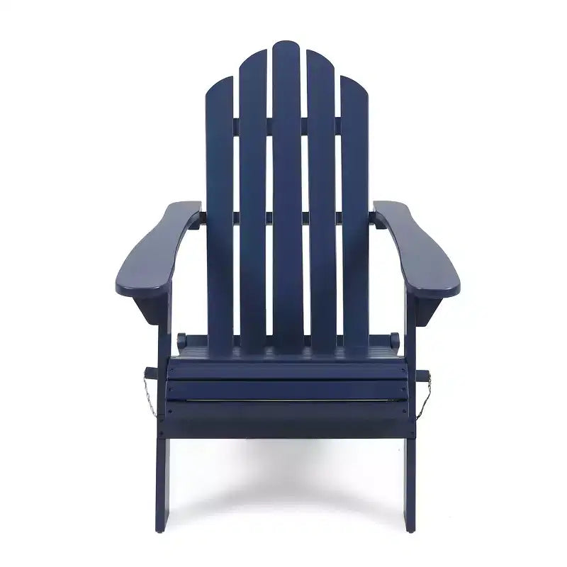 GDFStudio Cara Outdoor Acacia Wood Folding Adirondack Chair