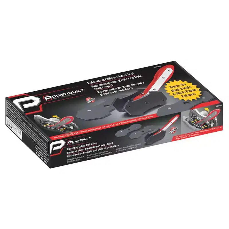 Powerbuilt Ratcheting Caliper Piston Tool Set