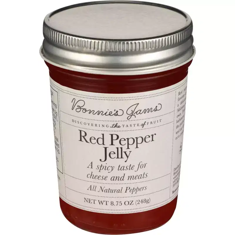 Bonnie's Jams Red Pepper Jelly - Case of 6 - 8.75 oz