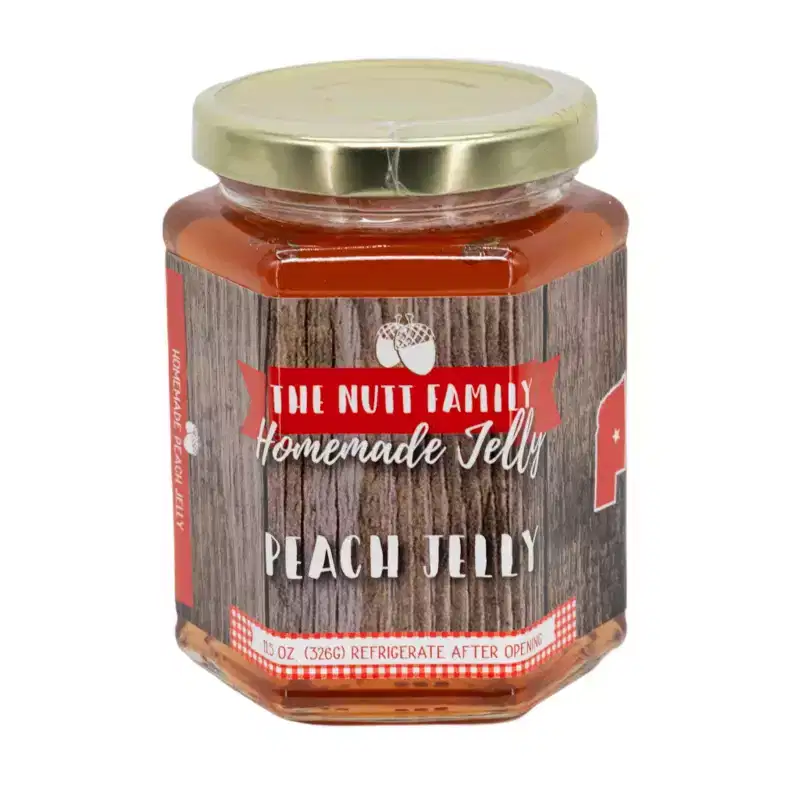Nutt Family Jams & Jellies 11.5 oz Peach Jelly - Pack of 2