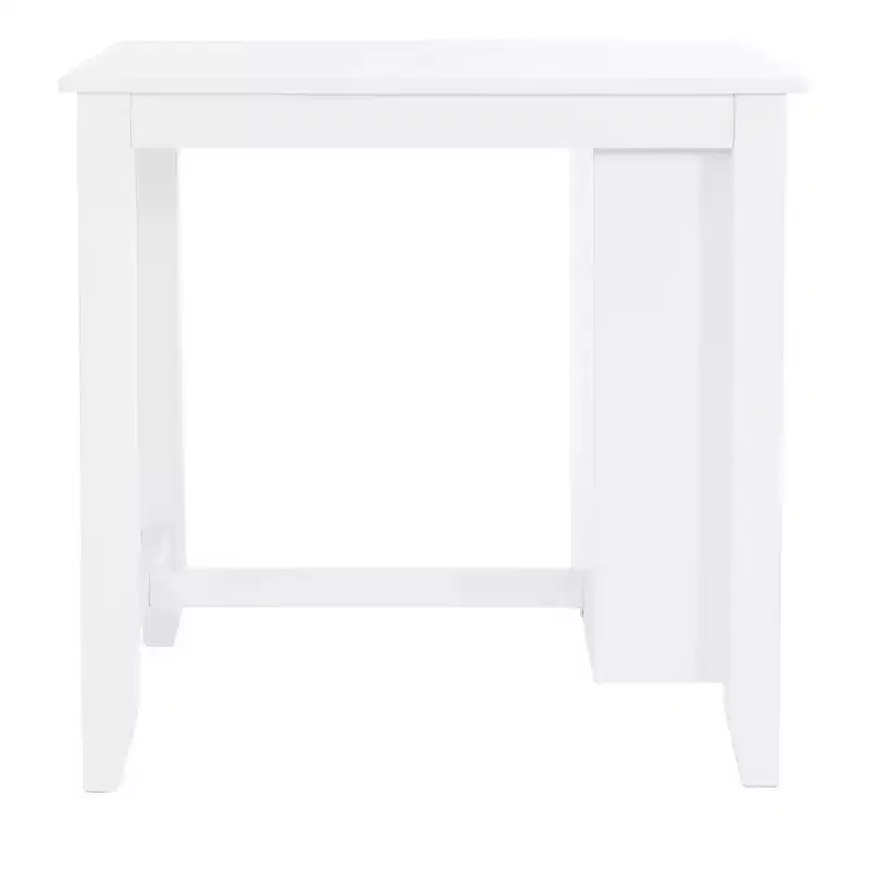 Shelby Solid Wood Space Saving Counter Height Table White - Powell