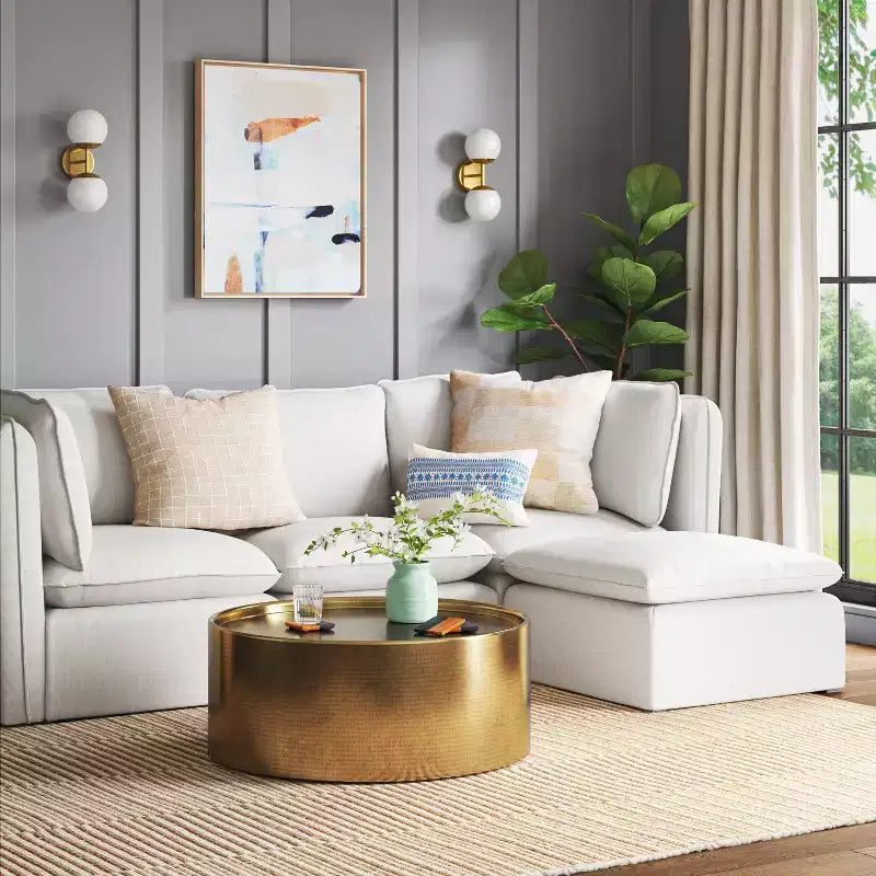 Haven French Seam Modular Sofa Chair - Threshold