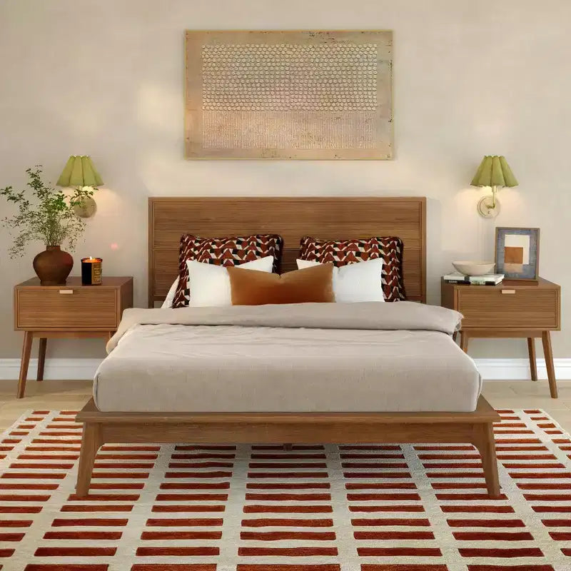 Linea Tambour Queen Bed