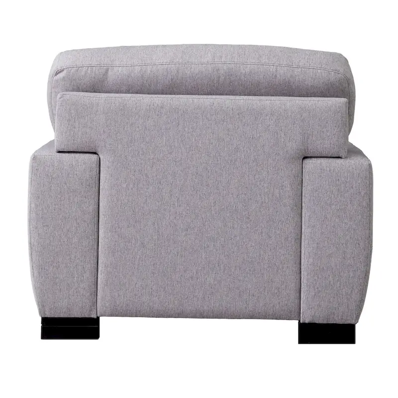 Modern Mid-Century Oversized Chaise Sleeper Sofa with Pillow
