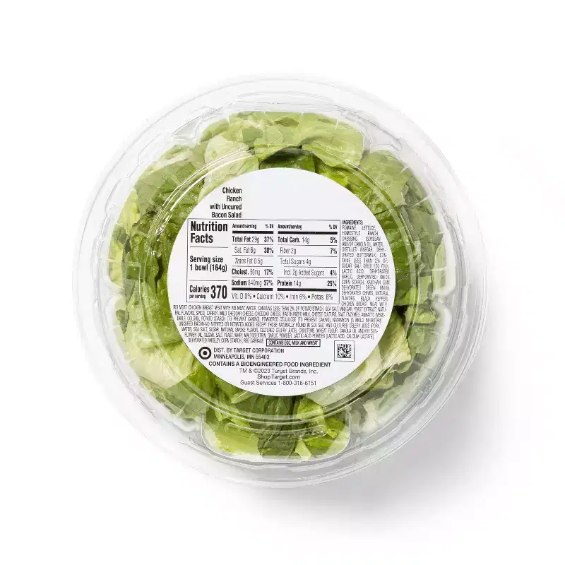Chicken Ranch with Uncured Bacon Salad Bowl - 5.8oz - Good & Gather™
