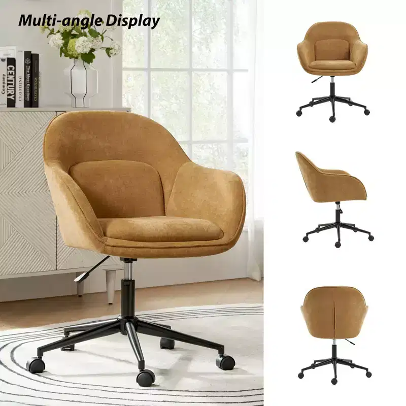 Virginia Office Chair With Curved Backrest|ART OF LIVING DESIGNS