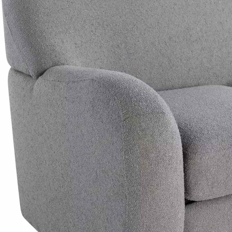 Lifestyle Solutions Jade Loveseat Gray Boucle