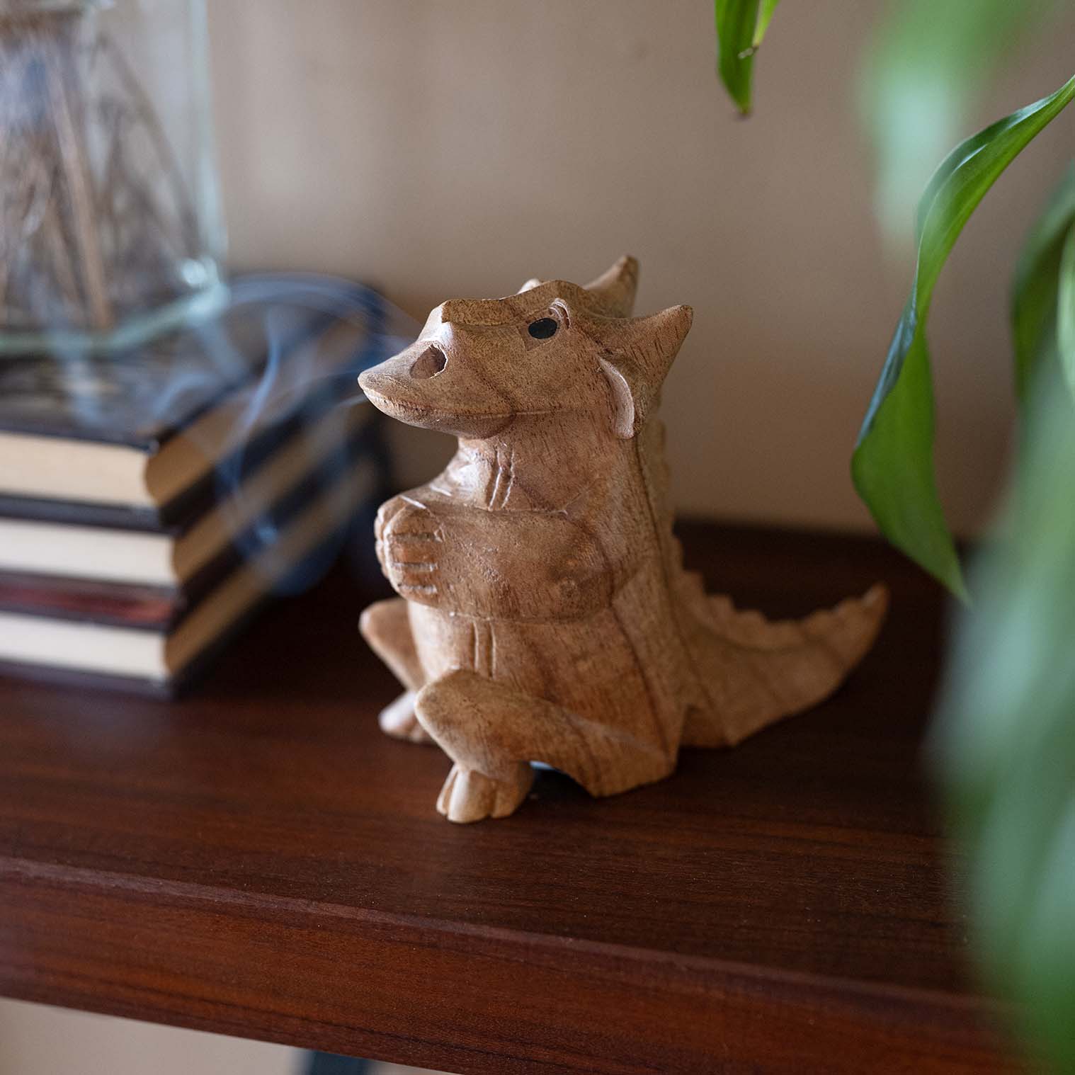 Small Smoking Dragon Incense Burner