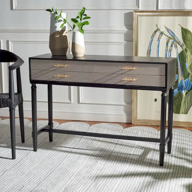 4-Drawer Console Table - 42 W x 13 D x 29.5 H