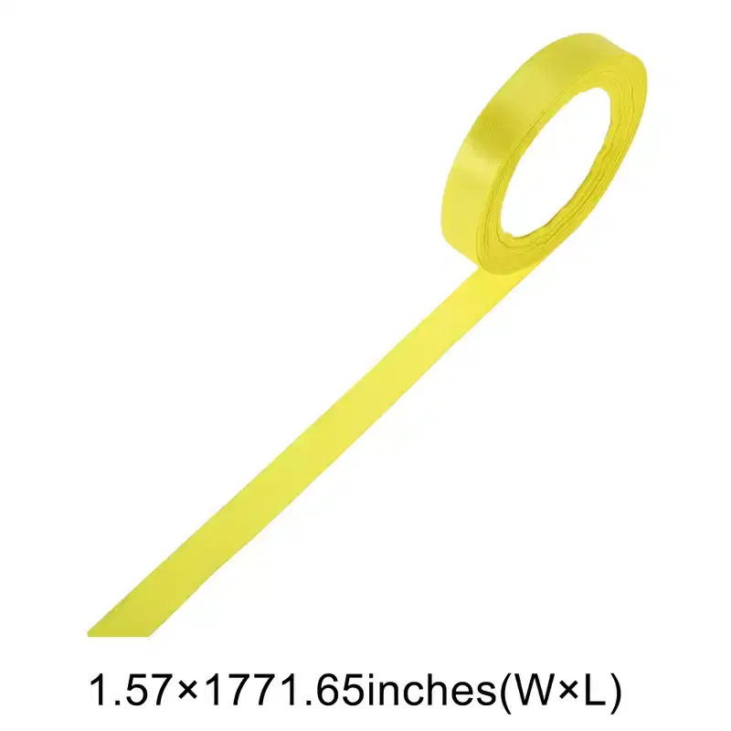 Unique Bargains Ribbon Satin Design 866.14x0.63 1 Pcs