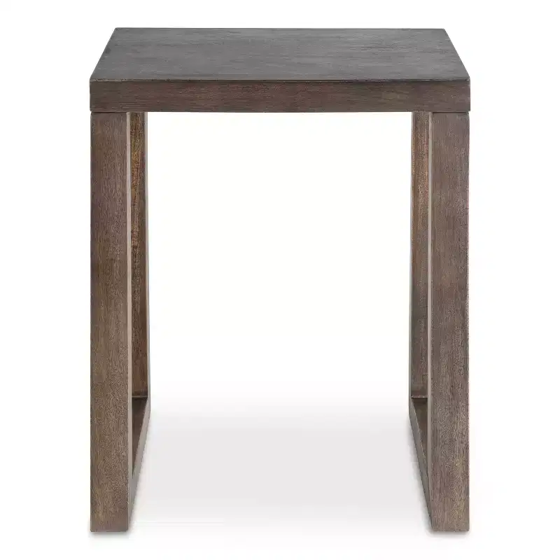Kate and Laurel Elyria Wood Side Table