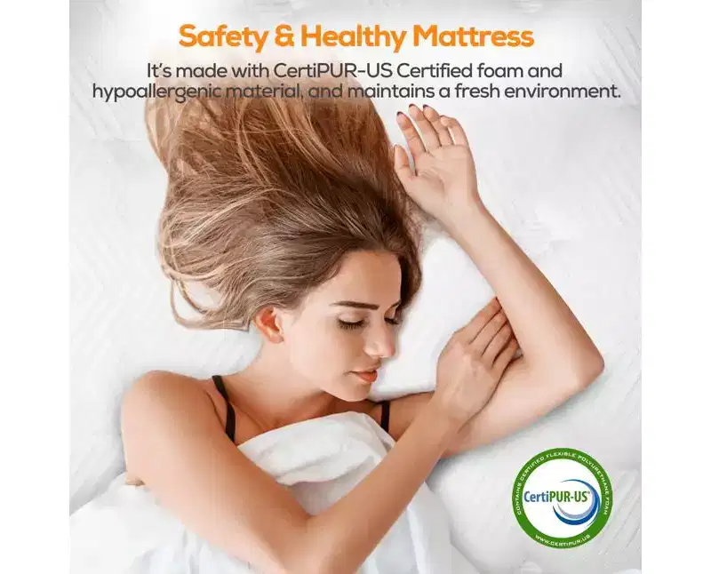 King Mattress on Sale: 14 Gel Memory Foam Mattress, Cooling Tech, Medium Feel, Pressure Relief, CertiPUR-US Certified, 7 Foam Layers