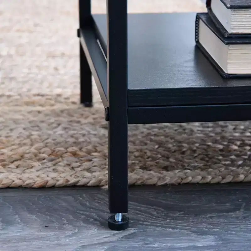 Household Essentials Bungalow Console Table Black