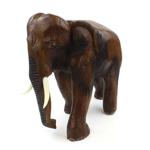 Carved Raintree Elephant, Extra Large