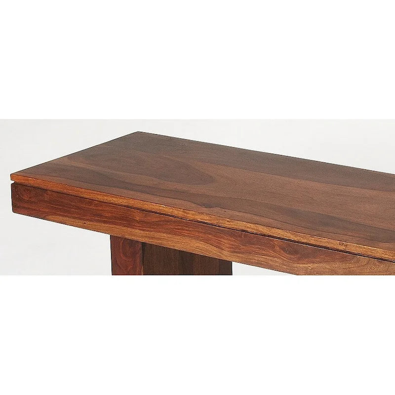 Brown Wood Bench