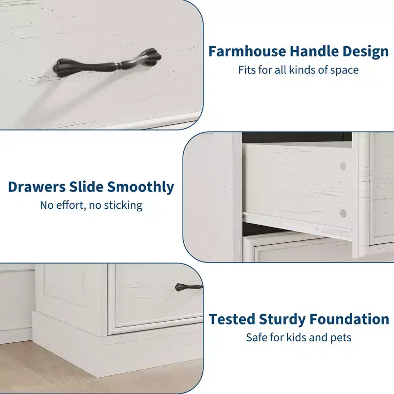 DobleePy Nightstand with Drawer