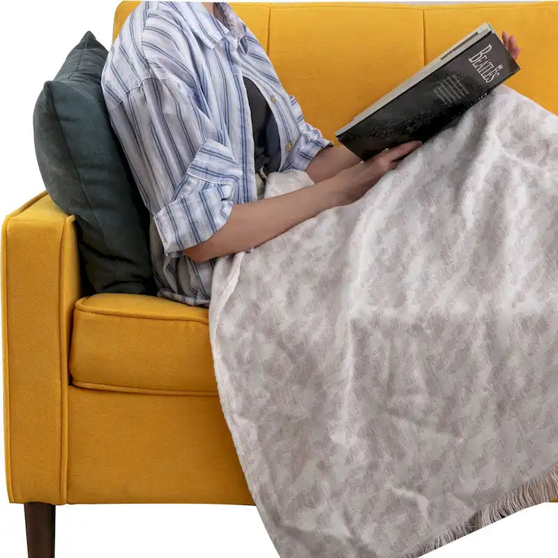 Convertible Sofa Couch with Cushioned Seat and Wooden Legs