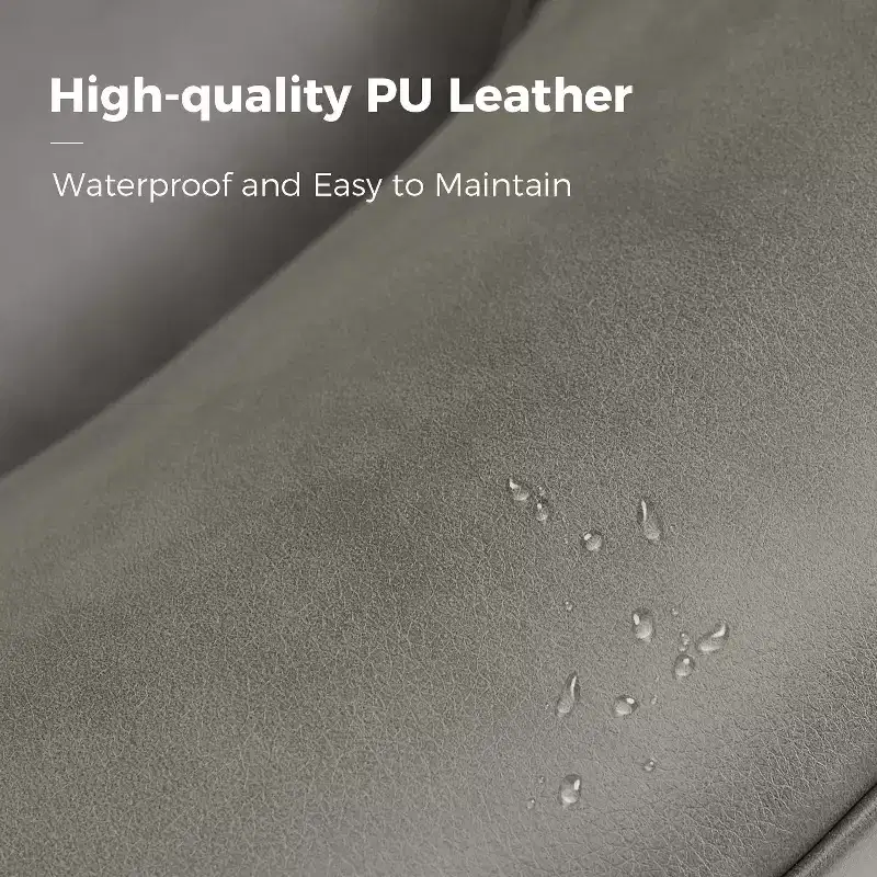 Set of 2 Jessie 30.5 Wide Modern Swivel Barrel Faux Leather Chair with Solid Wood Base|ART OF LIVING DESIGNS