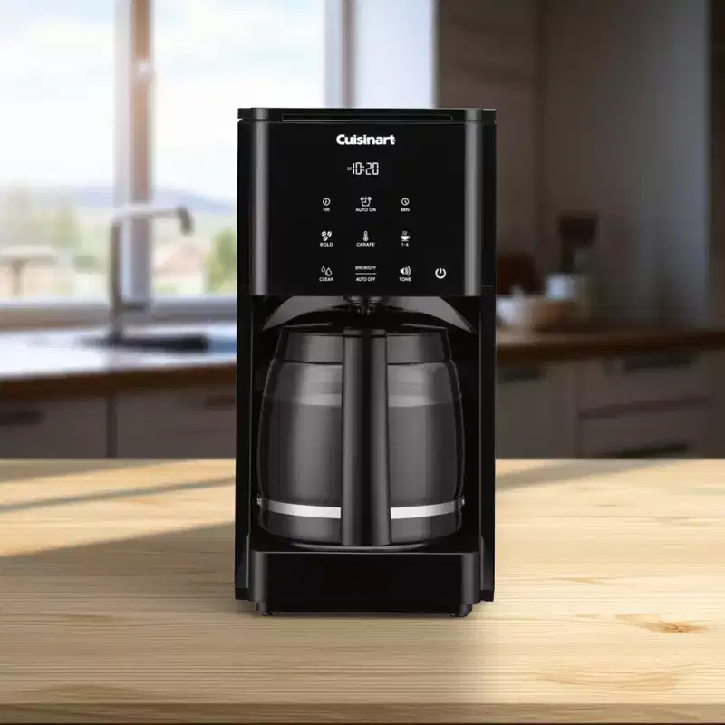 Refurbished: Cuisinart DCC-T20FR 14-Cup Programmable Coffeemaker Touchscreen, Black  Manufacturer Refurbished