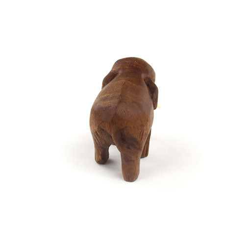 Carved Raintree Elephant, Mini