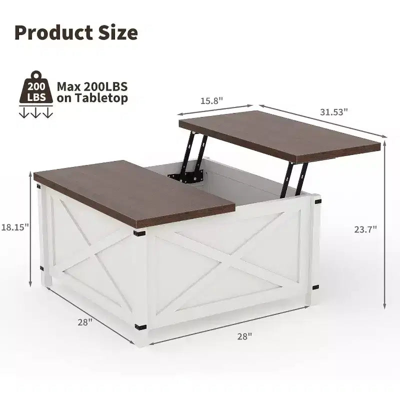 Modern Coffee Table for Living Room  Stylish and Durable Center Table, Contemporary Design  Perfect for Home Lounge Decor