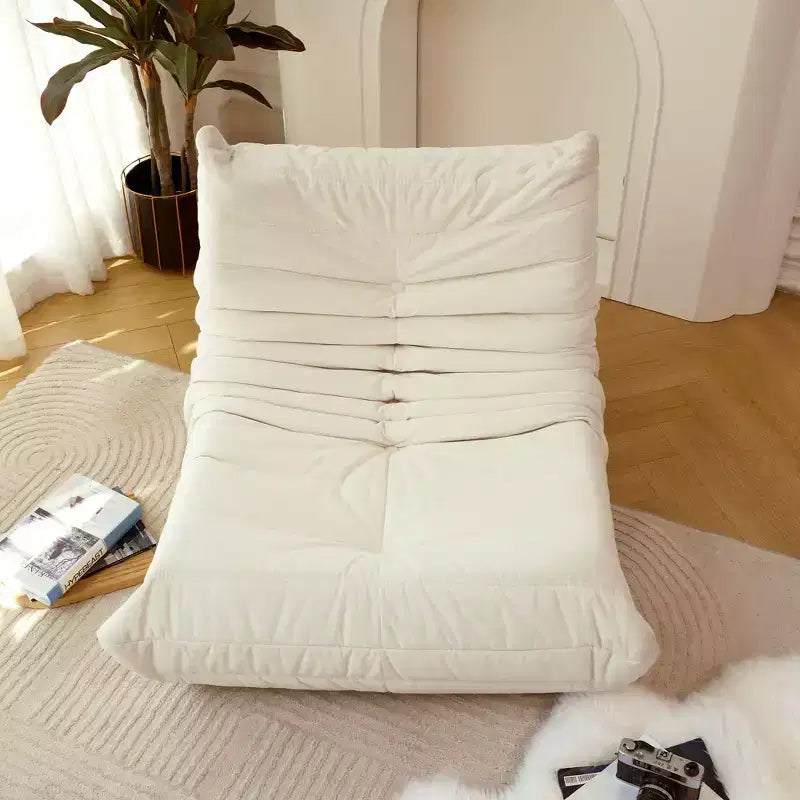No Installation Big Foam Bean Bag Chair Lounger Sofa in a Box for Adults Living Room Apartment or Gaming