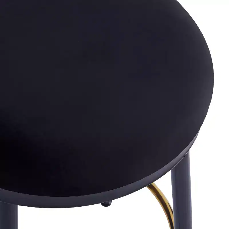 Christopher Knight Home Altrium 24.75 Modern Upholstered Iron Frame Counter Stools with Footrest