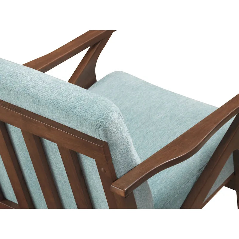 Mid-Century Modern Lounge Chair with Plush Cushioning