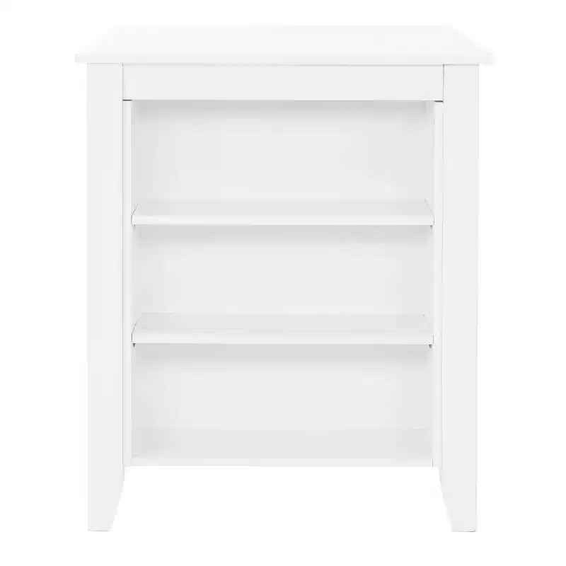 Shelby Solid Wood Space Saving Counter Height Table White - Powell