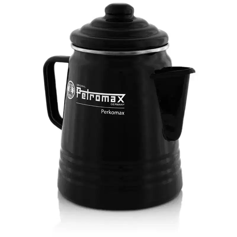 Petromax Tea and Coffee Percolator, For Indoor/Outdoors Home Kitchen or Campfire, Enameled Steel Coffeepot or Tea Pot, 5-6 Cup Capacity