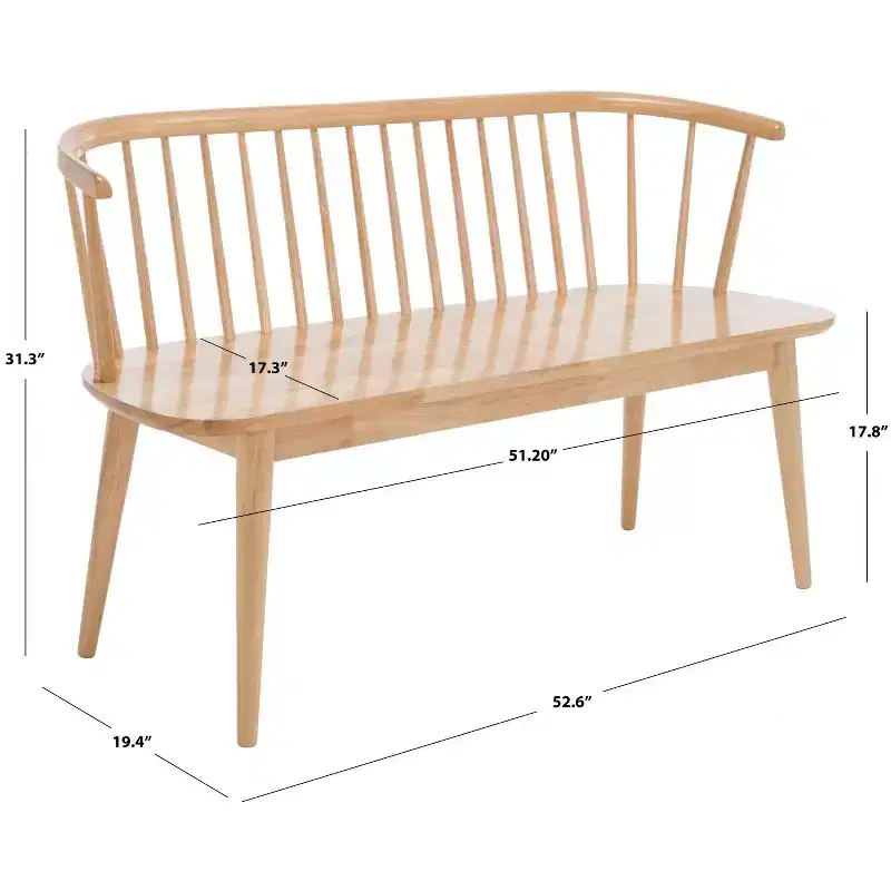 Blanchard Spindle Bench - BCH8500 - Safavieh