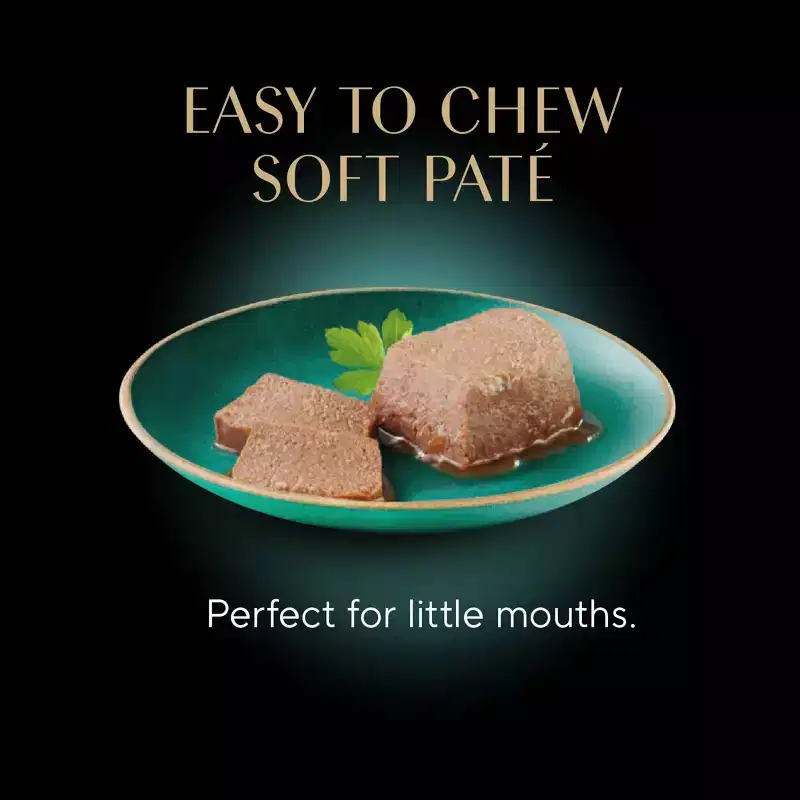 Sheba Perfect Portions Salmon, Chicken and Seafood Flavor Soft Pate Kitten Wet Cat Food - 31.7oz/12ct