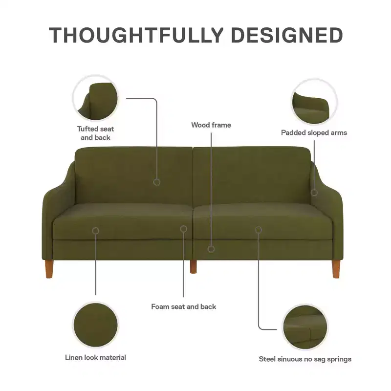 DHP Jasper Coil Futon