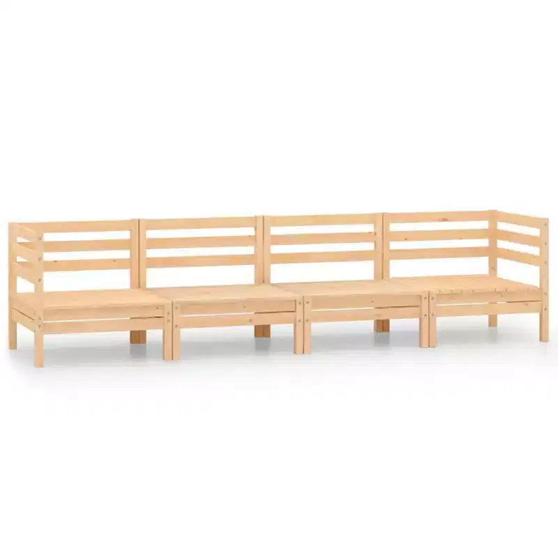 vidaXL Garden Lounge Set Solid pine wood Medium Modular