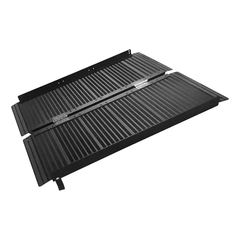 COZONY Folding Aluminum Wheelchair Ramp, 800lb Capacity NonSlip Surface for Home Steps Doorways Curbs