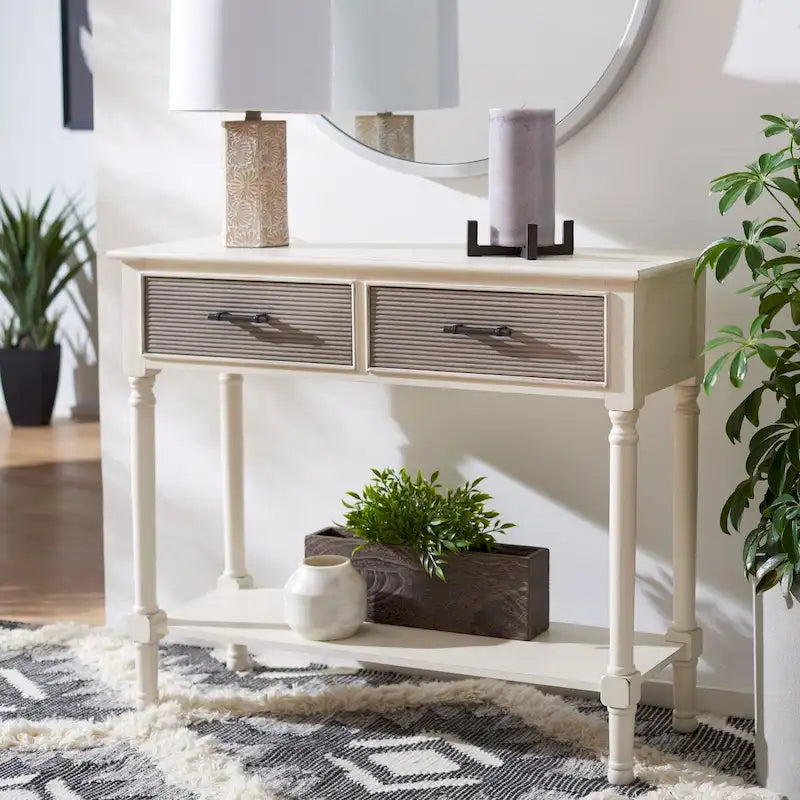 2-Drawer Console Table - 35.5 W x 13 D x 29.5 H