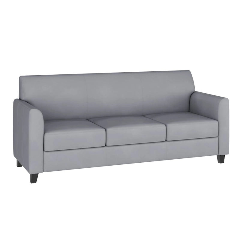 Clean Line Stitched Sofa with Flared Arms - 70W x 29D x 32.25H