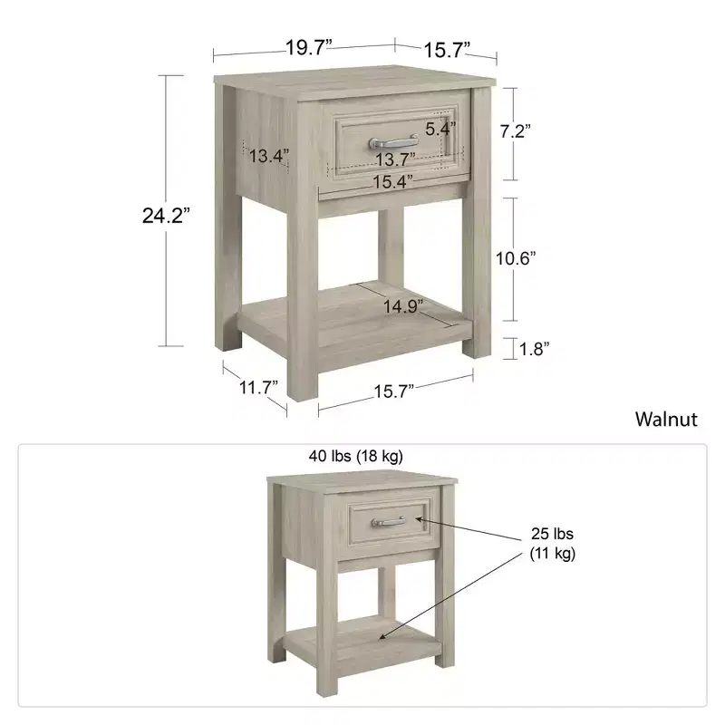 Max & Finn Sierra Ridge Levi Kids' Nightstand