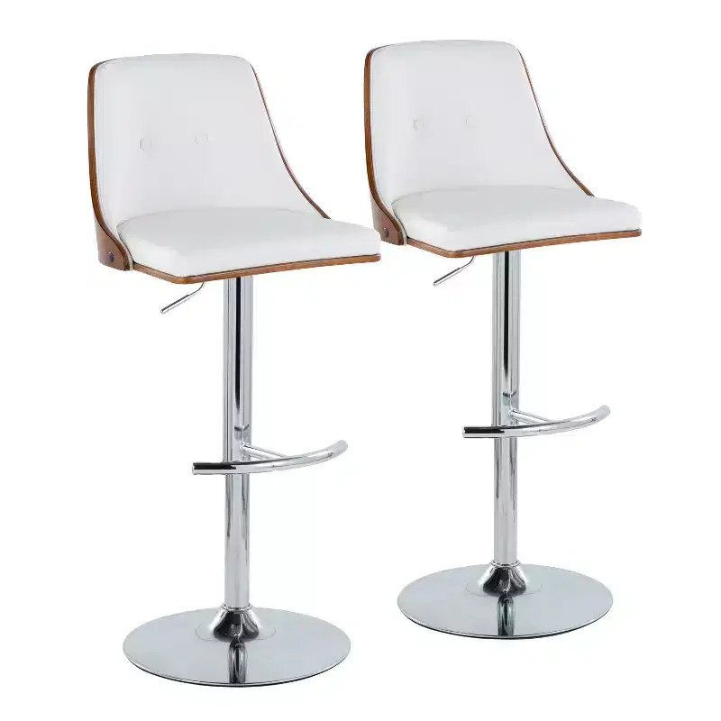 Set of 2 Gianna Adjustable Barstools - LumiSource