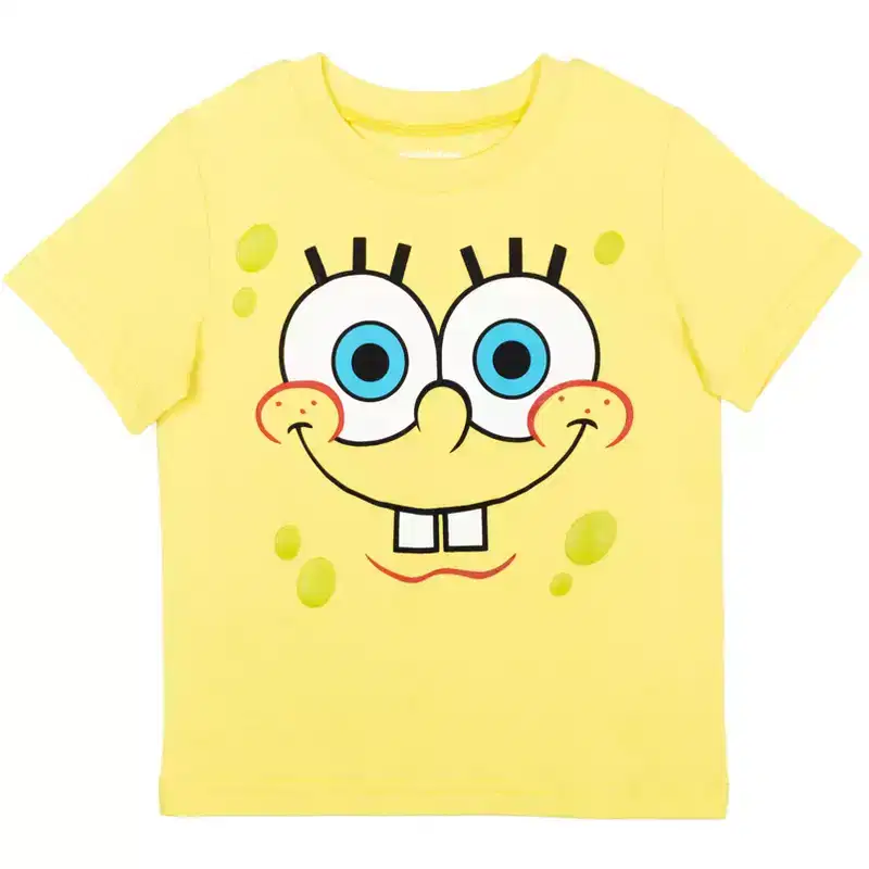 Nickelodeon SpongeBob SquarePants 2 Pack T-Shirts Little Kid to Big Kid