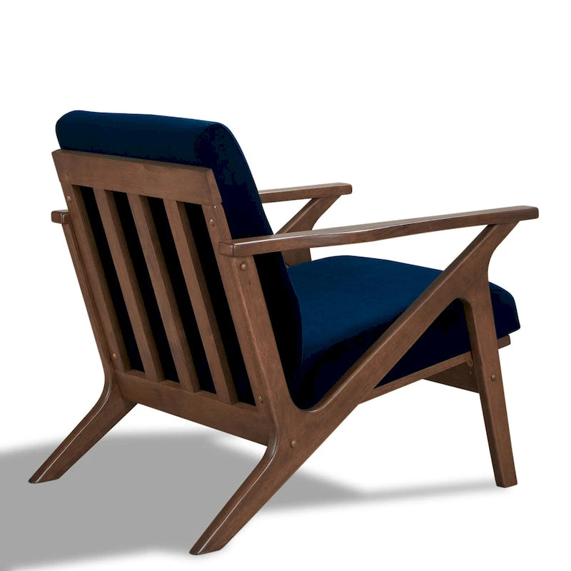 Mid-Century Modern Lounge Chair with Plush Cushioning