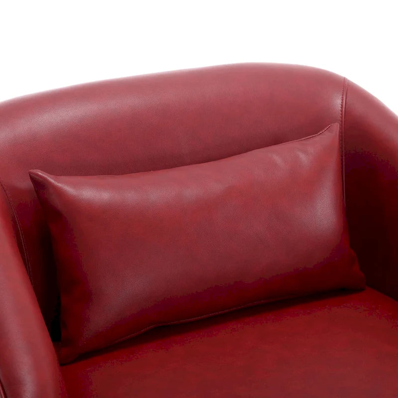 360-Degree Swivel Barrel Accent Chair