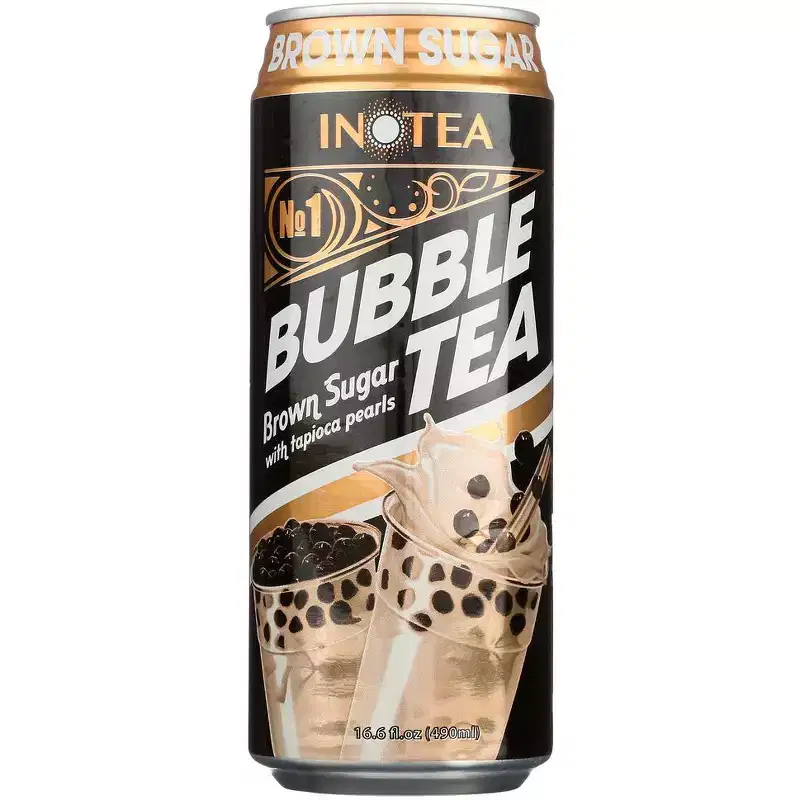 Inotea Tea Bubble Brown Sugar - Pack of 12- 16.6 fo