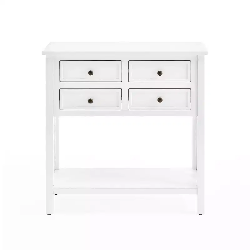32 Middlebury Wood Console Table with 4 Drawers - Alaterre Furniture