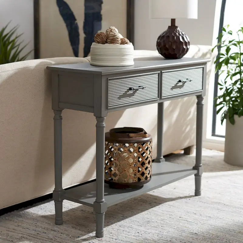 2-Drawer Console Table - 35.5 W x 13 D x 29.5 H