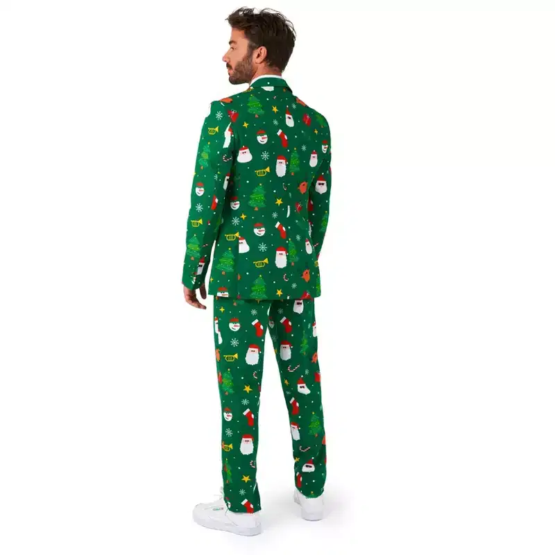 OppoSuits Men's Christmas Character Suit-Xmas Party Outfit-Including Blazer, Pants and Tie